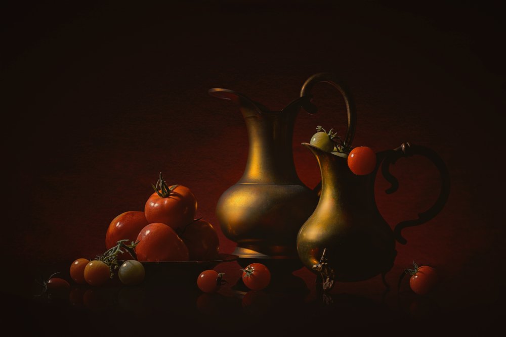 Golden Pitchers Tomatoes by Lydia Jacobs