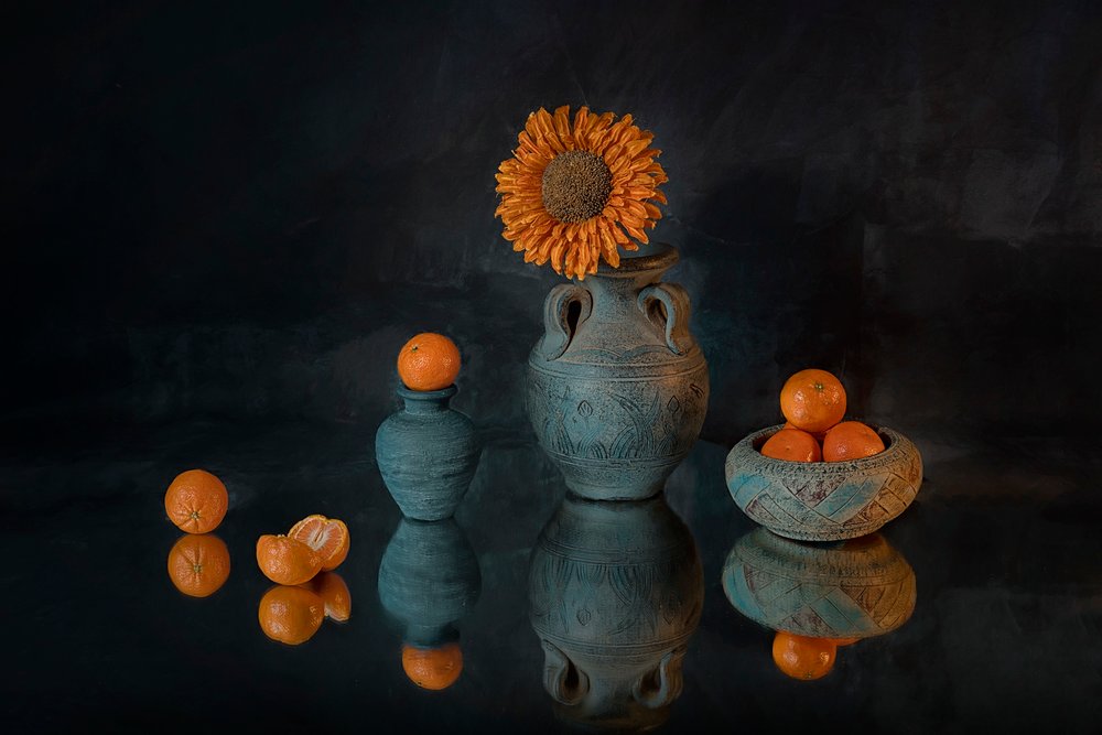 Vibrant Sunflower Mandarins by Lydia Jacobs