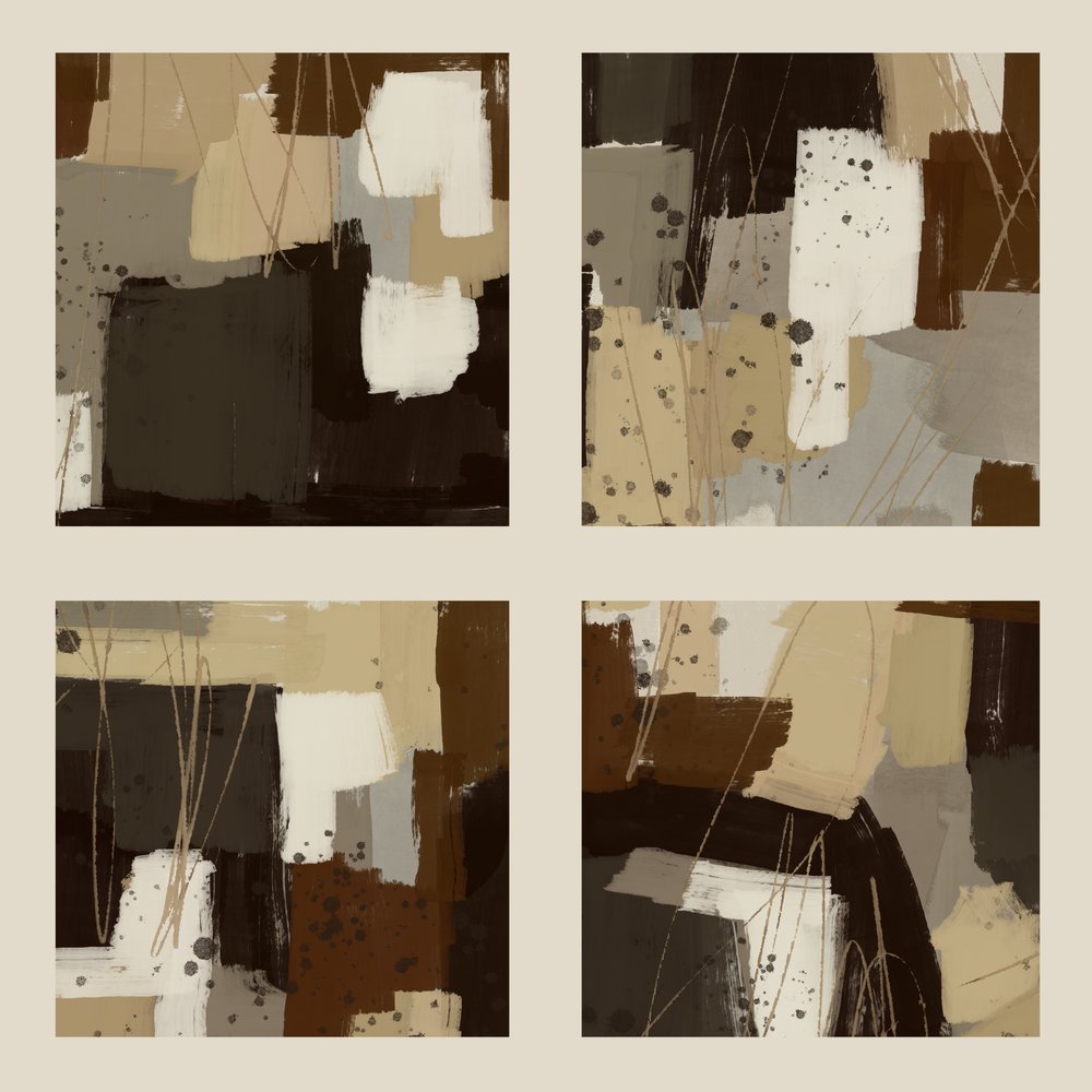 Earthy Abstract Strokes by MANSI SAXENA
