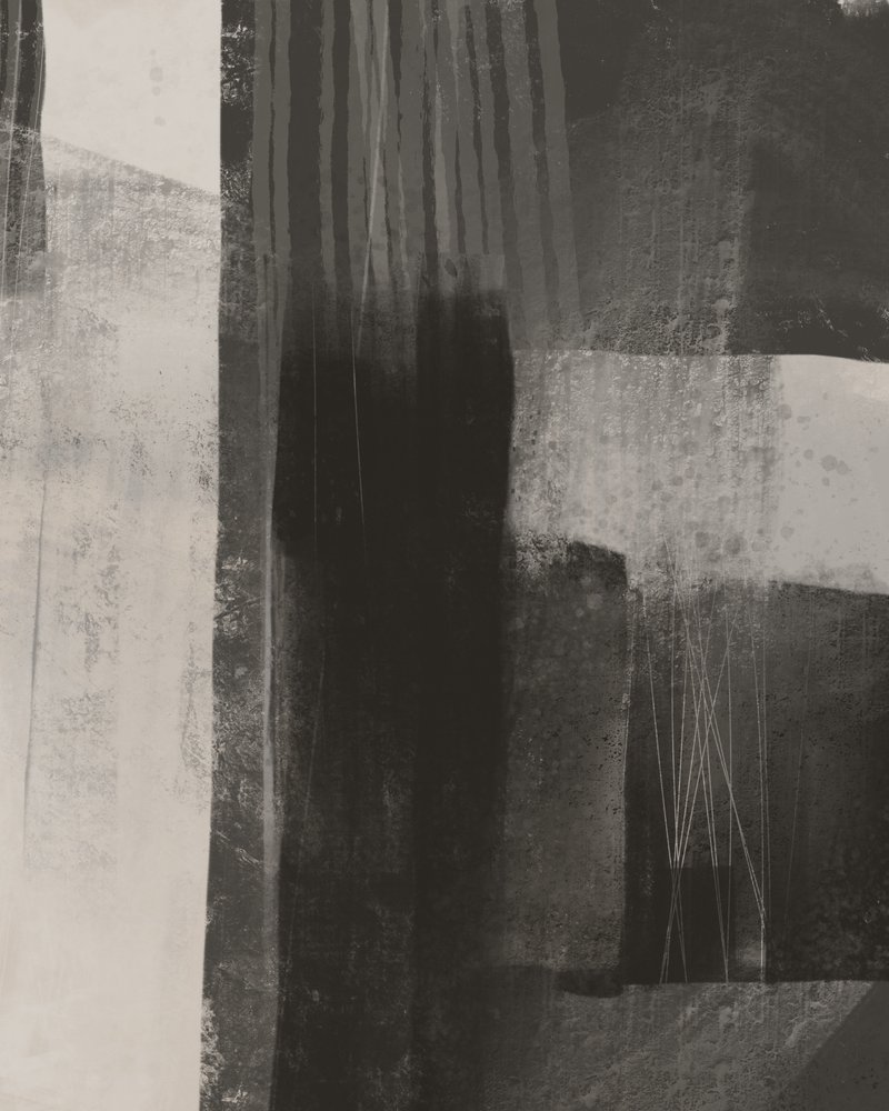 Monochrome Abstract Textures by MANSI SAXENA