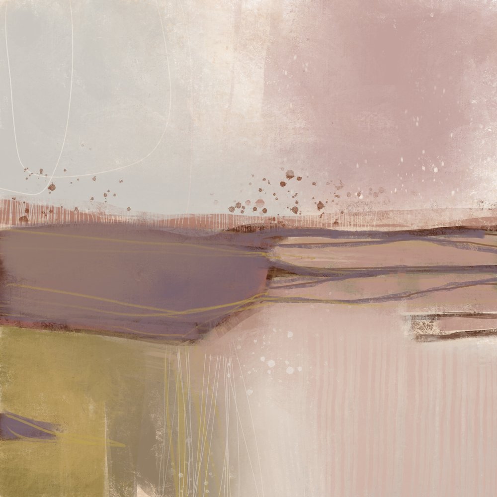 Serene Abstract Landscape by MANSI SAXENA
