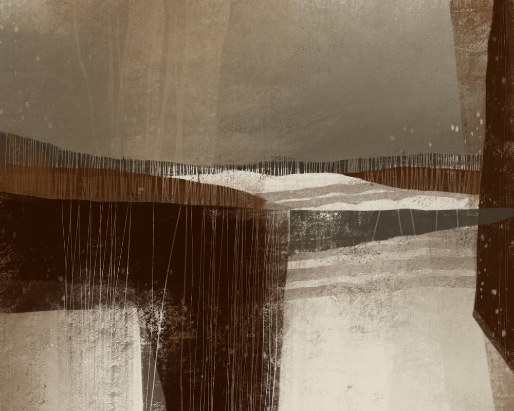 Textured Earth Horizon by MANSI SAXENA