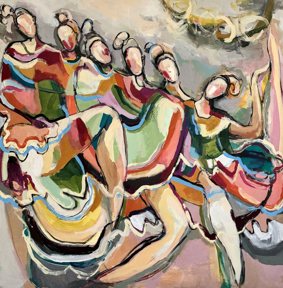 Vibrant Group Dance by Magdalena  Krzak