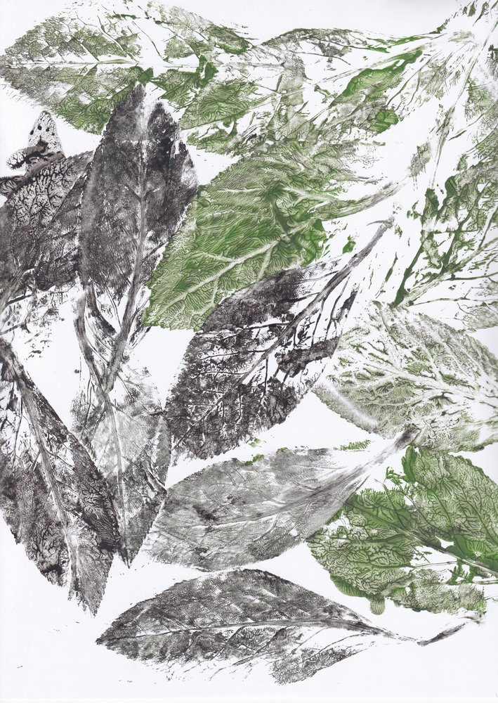 Botanical Leaf Prints by Maira Ribena