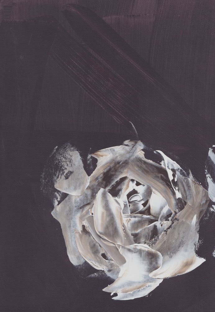 Dark Abstract Rose by Maira Ribena