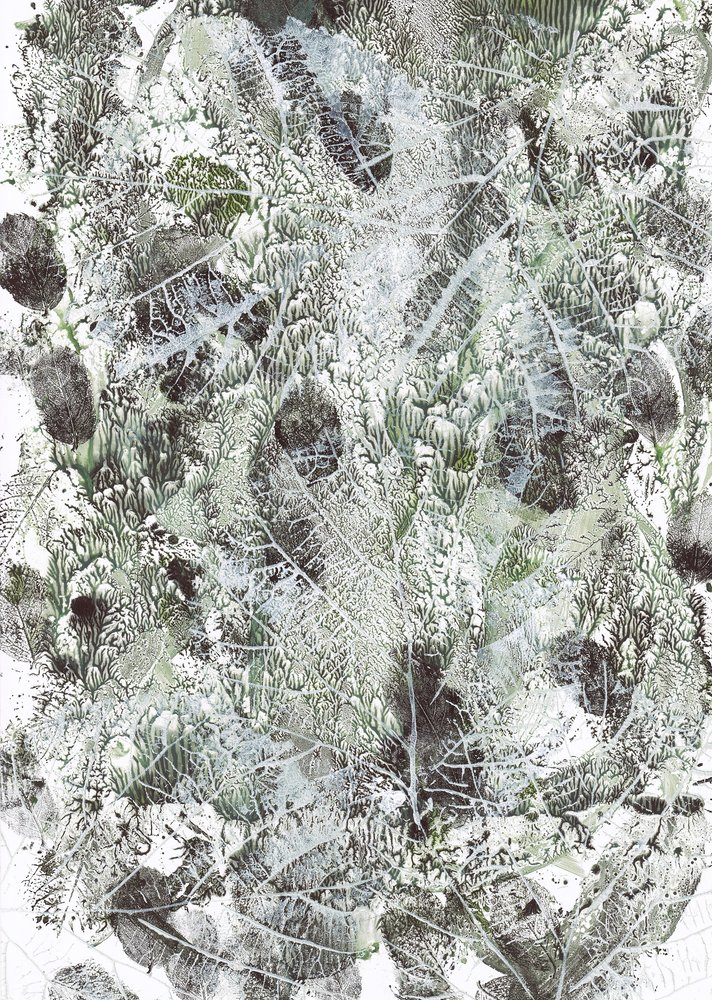 Organic Leaf Imprints by Maira Ribena