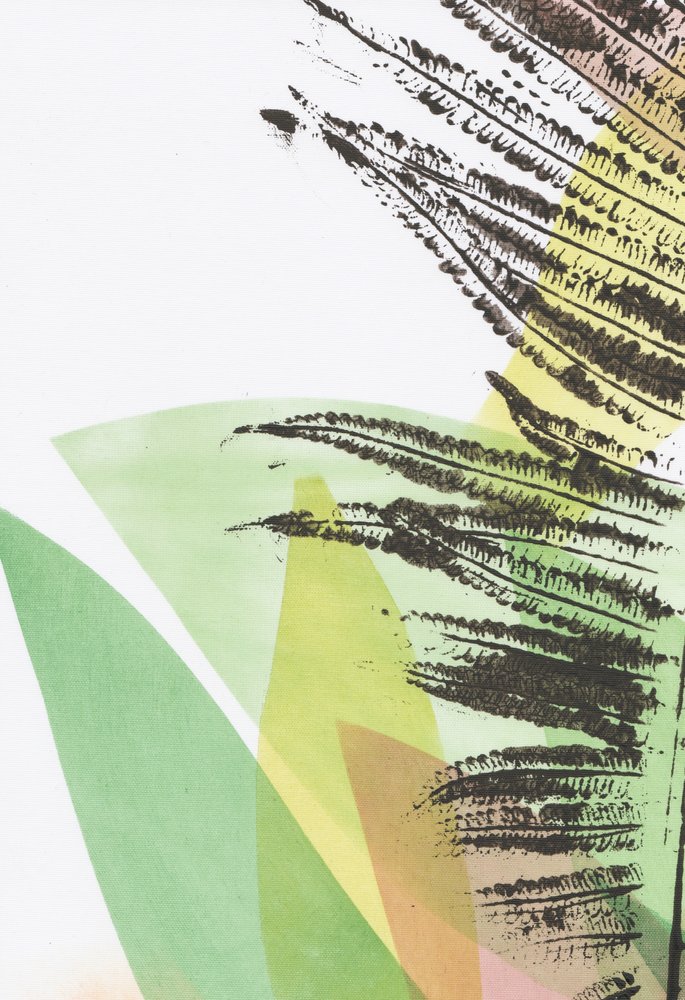 Vibrant Abstract Leaves by Maira Ribena