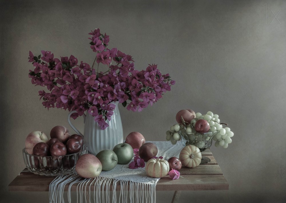 Autumn Harvest Still Life by Margareth Perfoncio