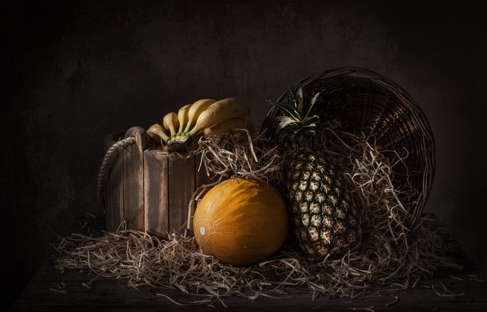 Dark Tropical Still Life by Margareth Perfoncio