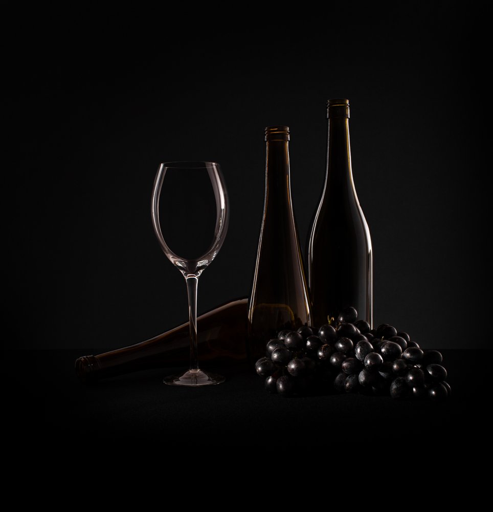 Elegant Wine Still Life by Margareth Perfoncio
