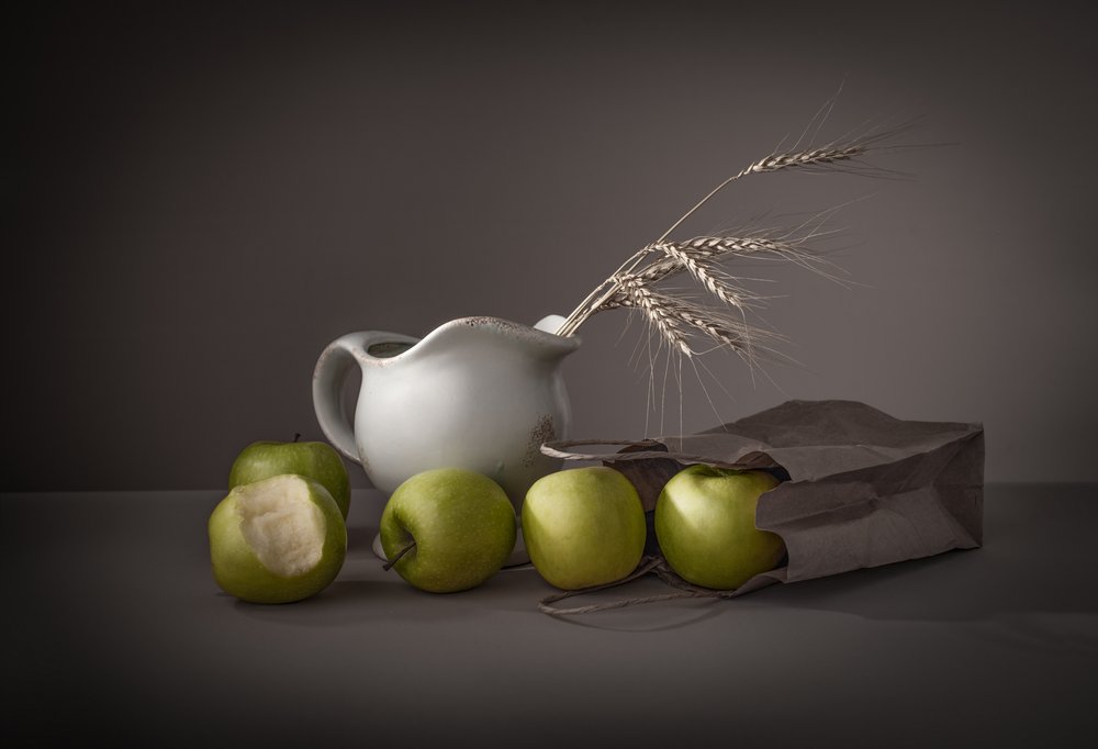 Natural Apples and Wheat by Margareth Perfoncio