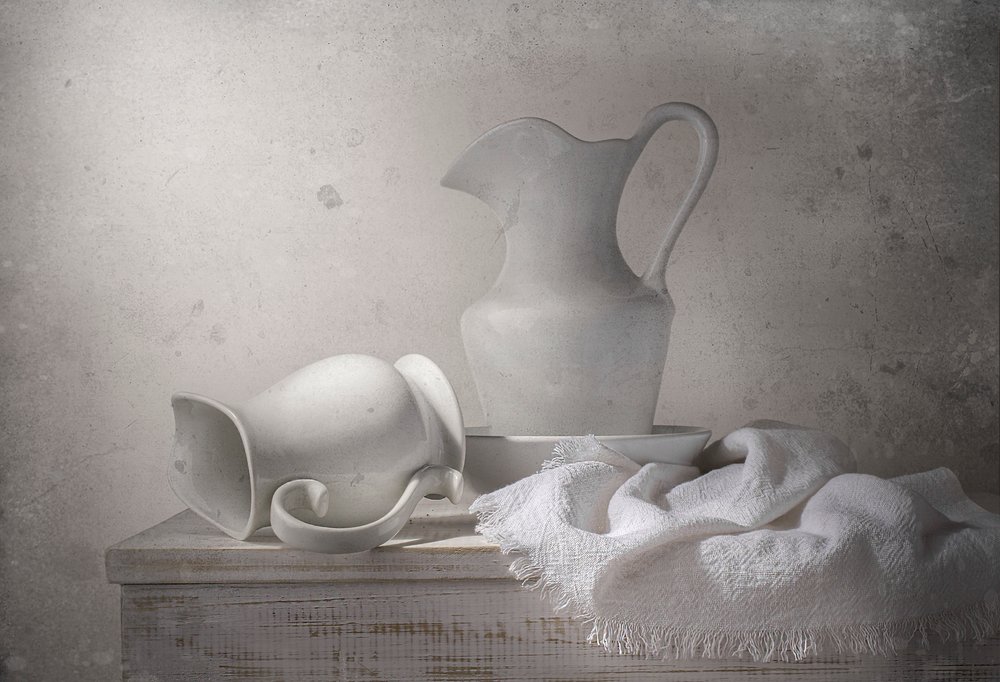 Quiet Ceramic Still Life by Margareth Perfoncio