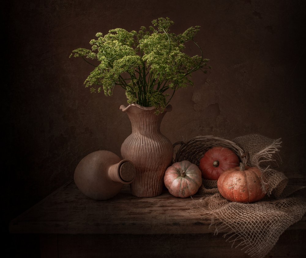 Rustic Autumn Still Life by Margareth Perfoncio