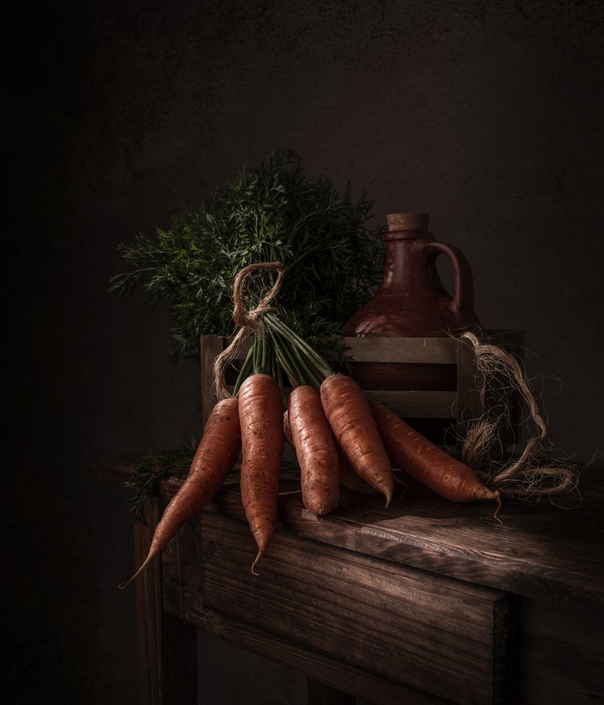Rustic Carrots Harvest by Margareth Perfoncio