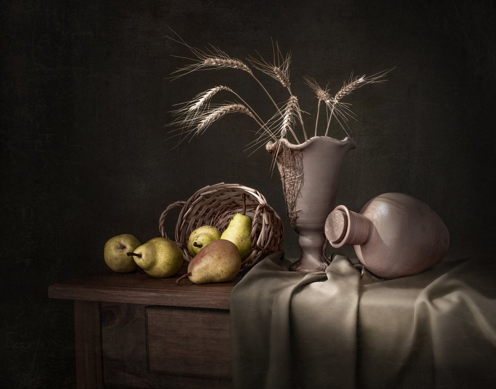 Rustic Harvest Still Life by Margareth Perfoncio