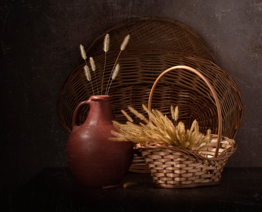 Rustic Harvest Still Life by Margareth Perfoncio