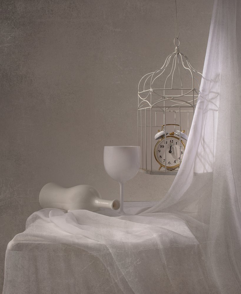 Timeless White Still Life by Margareth Perfoncio