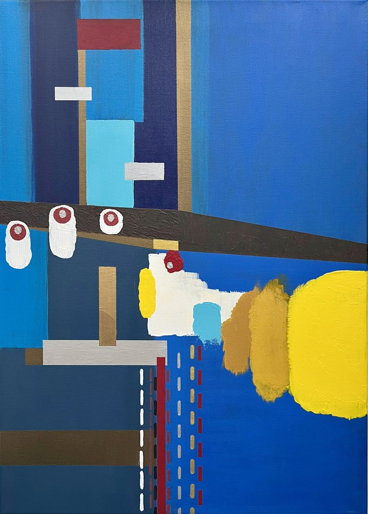 Bold Abstract Geometry by Marina Kozyr