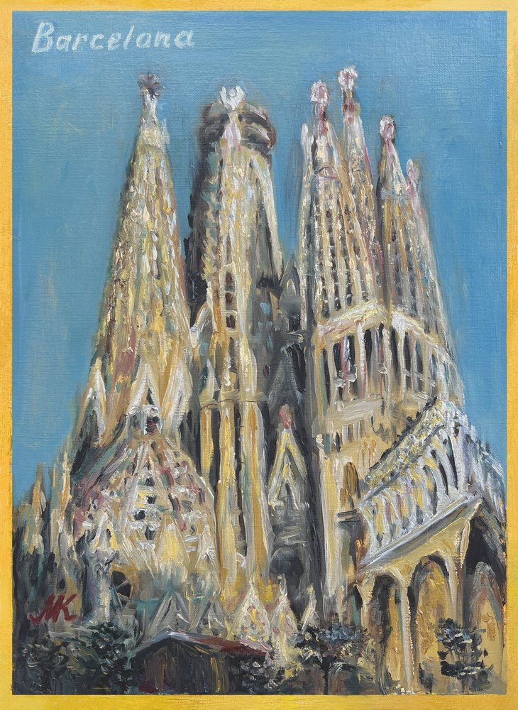 Sagrada Familia Barcelona by Marina Kozyr