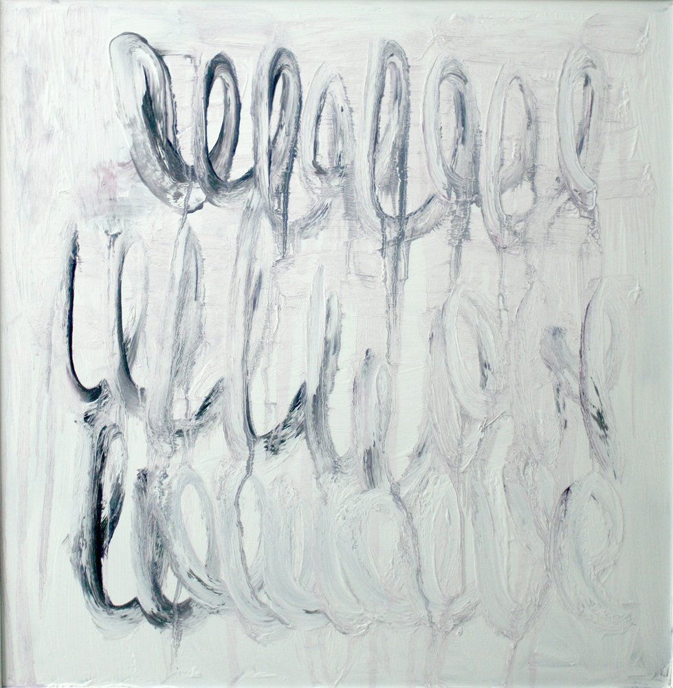Fluid Gray Loops by Marina Nelson