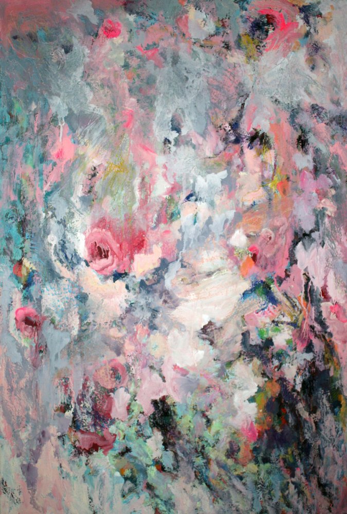 Soft Garden Blooms by Marina Nelson
