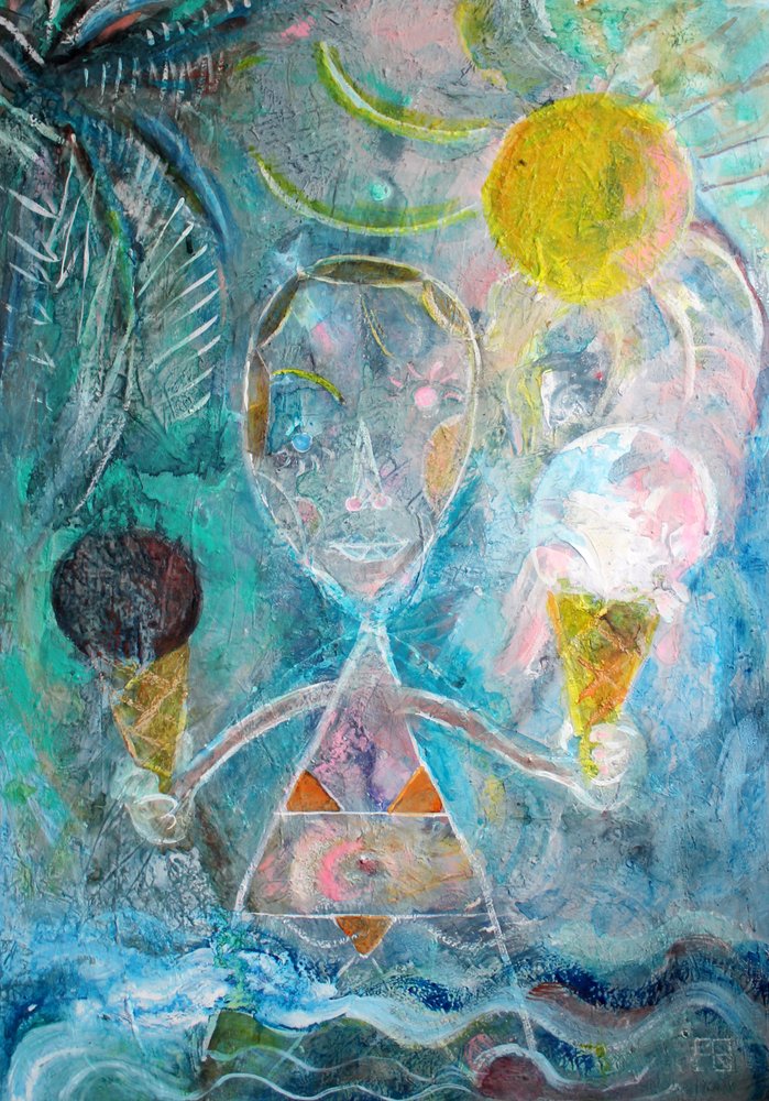 Whimsical Ice Cream Dream by Marina Nelson