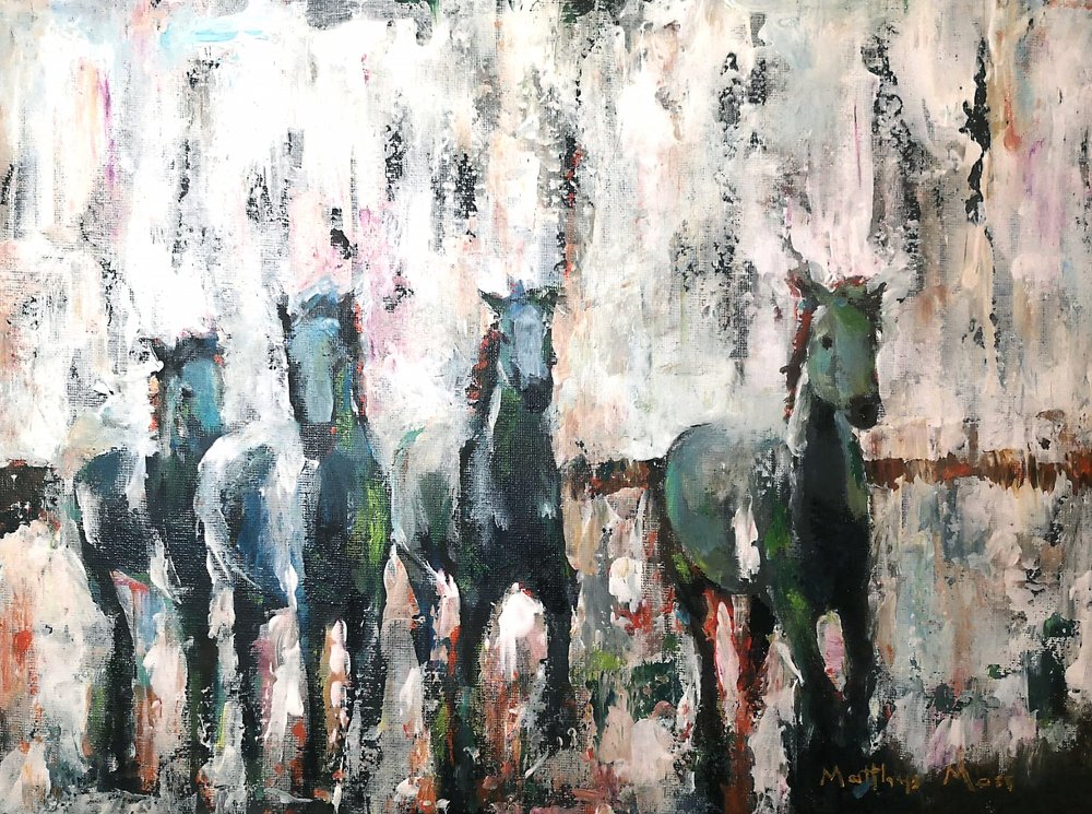 Wild Horses Gallop by Matthys Moss