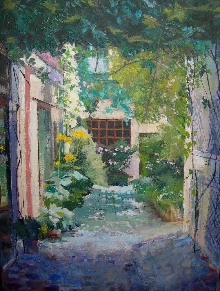 Secret Garden Path by Maxine Shore