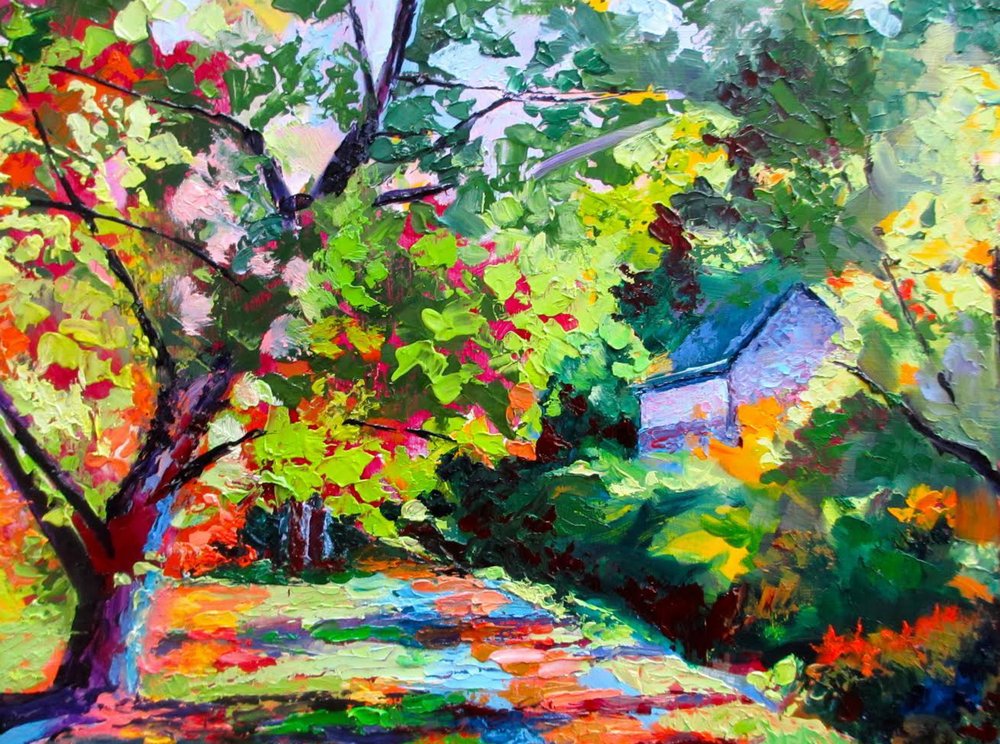 Vibrant Forest Home by Maxine Shore