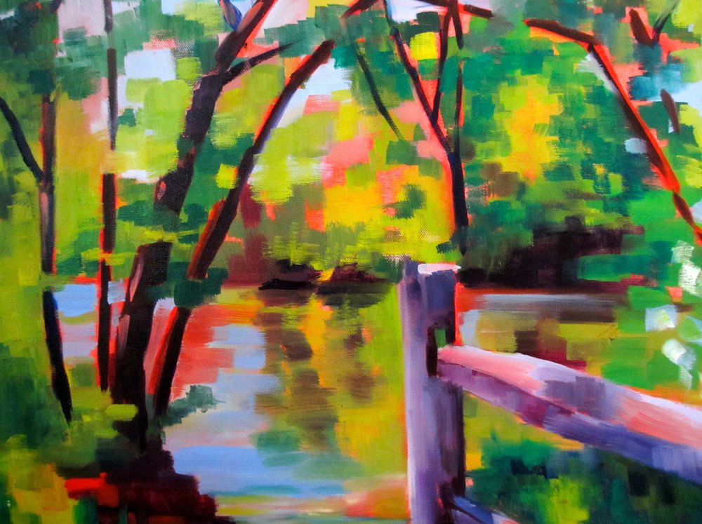 Vibrant Nature Reflections by Maxine Shore