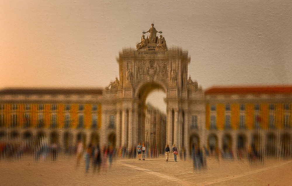Golden Hour Lisbon Arch by Molly Fu APA