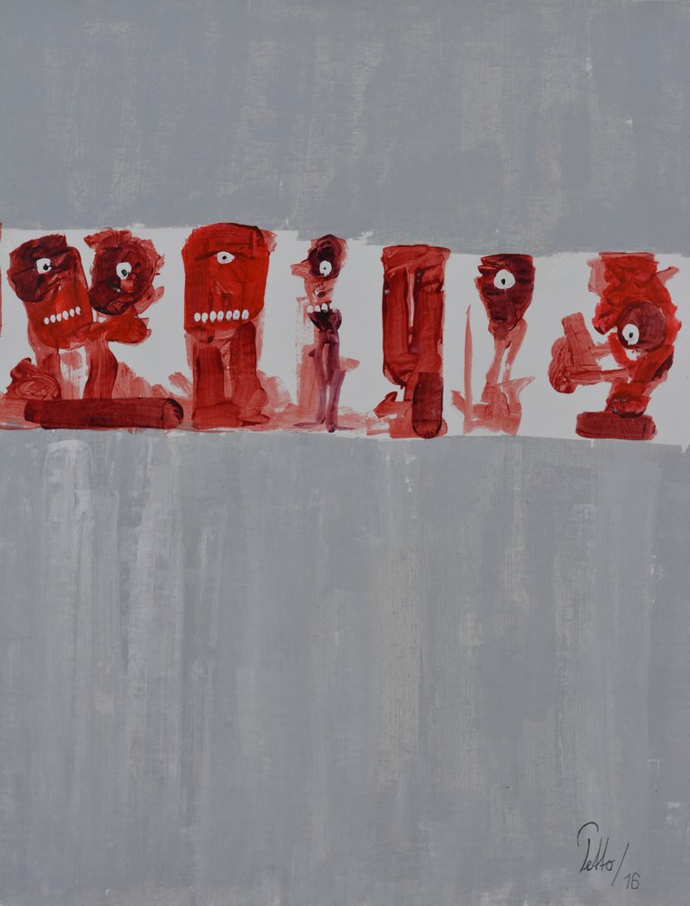 Quirky Red Characters by Mr PETTO