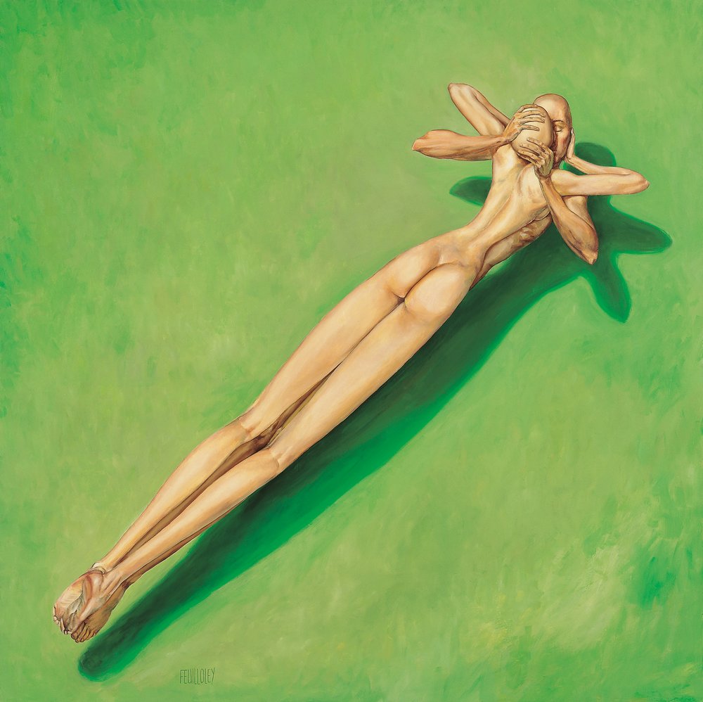 Sensual Nude Embrace by Myriam Feuilloley