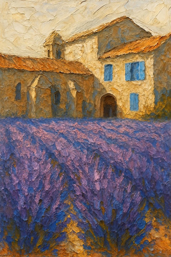Provence Lavender Farmhouse by Natalie Bruns