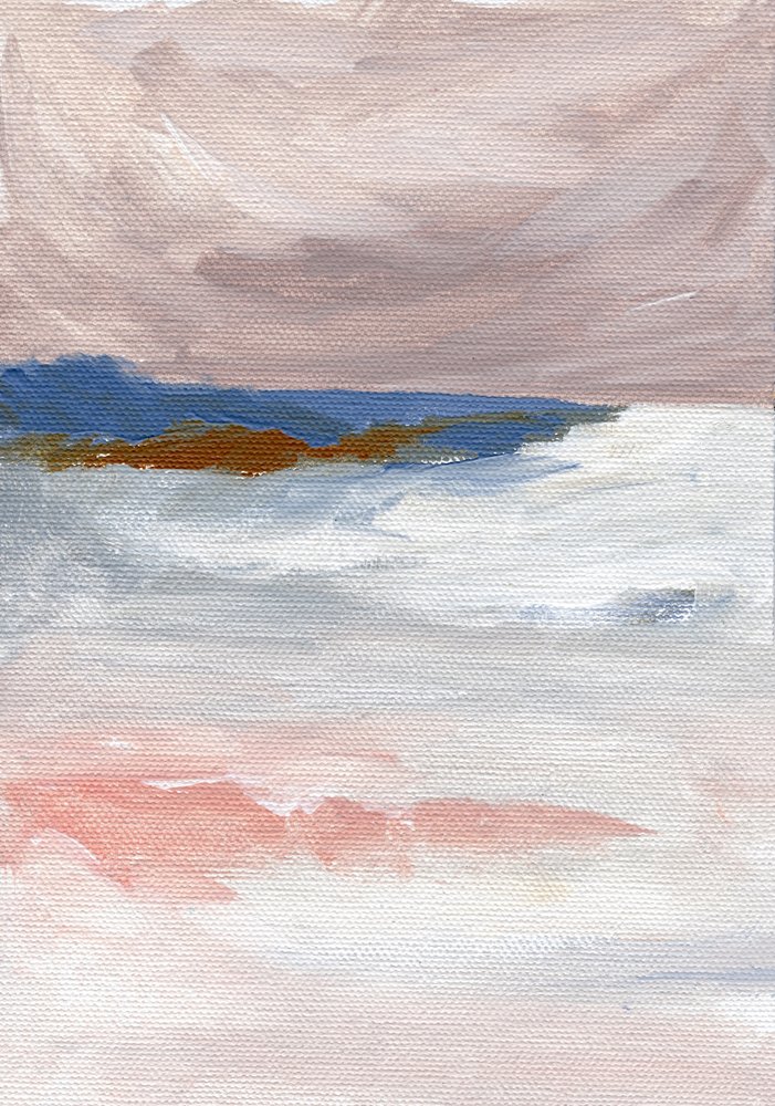 Blush Horizon Seascape by Nikita Jariwala
