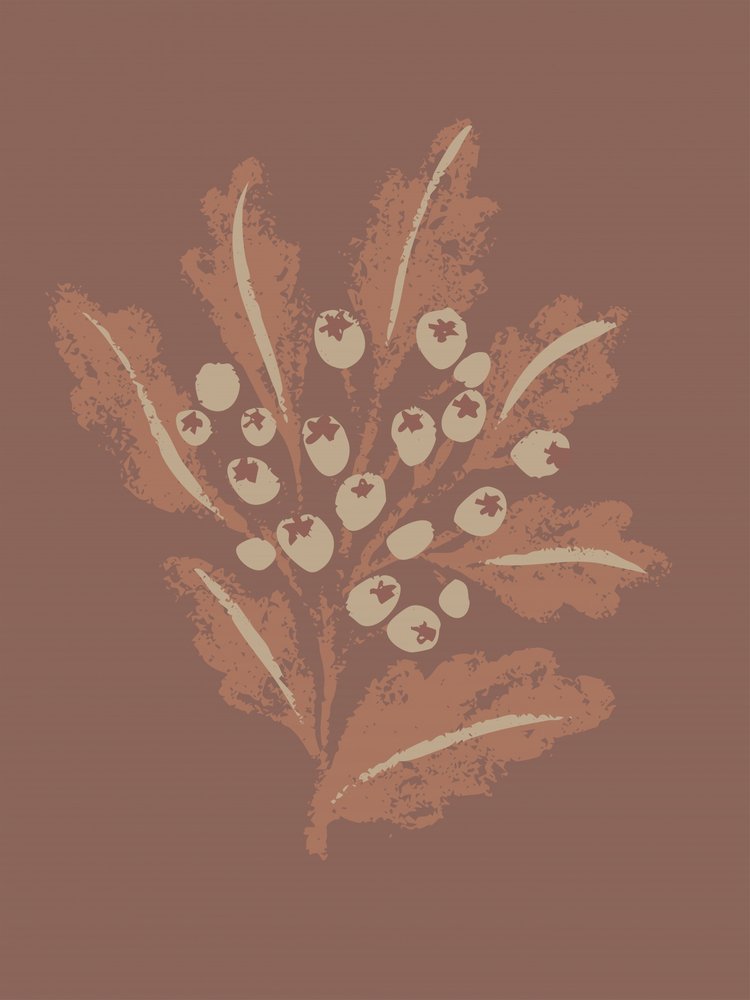 Earthy Botanical Berries by Nikita Jariwala
