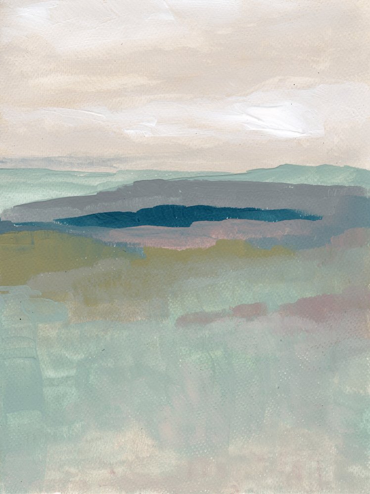 Muted Lake Landscape by Nikita Jariwala