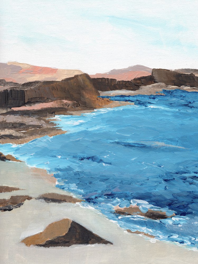 Rocky Coastal Waters by Nikita Jariwala