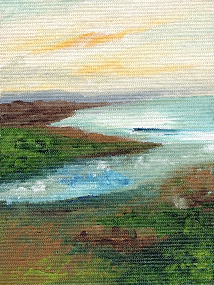 Serene Coastal Landscape by Nikita Jariwala