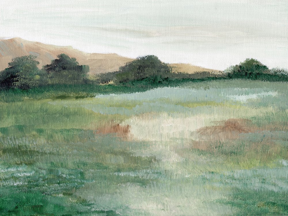 Soft Meadow Landscape by Nikita Jariwala