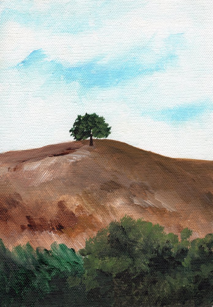 Solitary Hill Tree by Nikita Jariwala