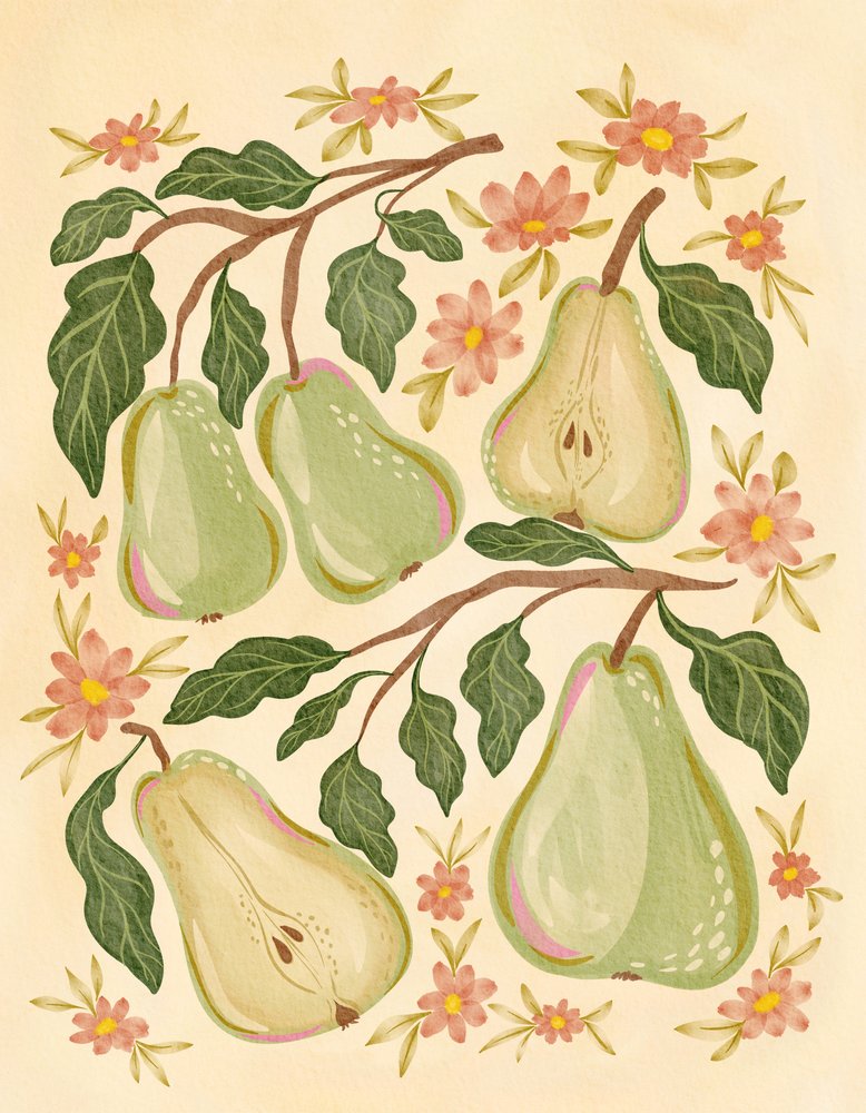 Sweet Green Pears by Nikita Jariwala