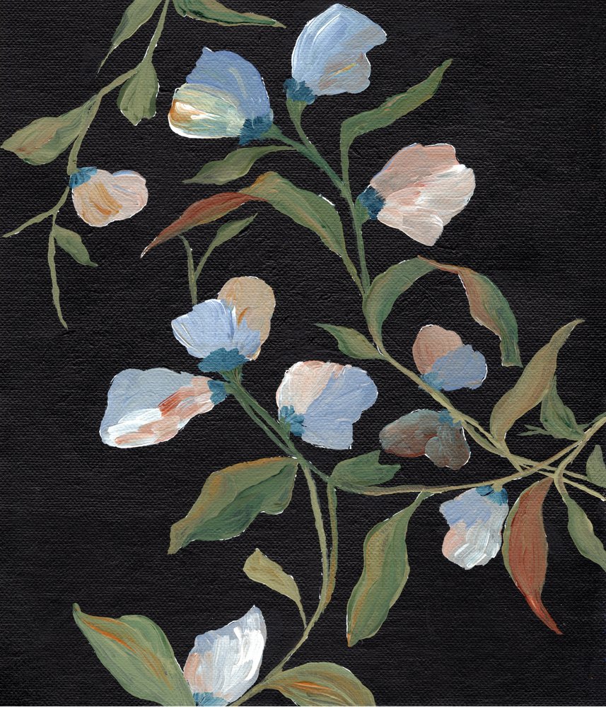 Sweet Pea Blooms by Nikita Jariwala