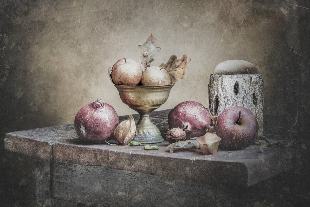 Rustic Autumn Still Life by OSAMA OMAR ALIE