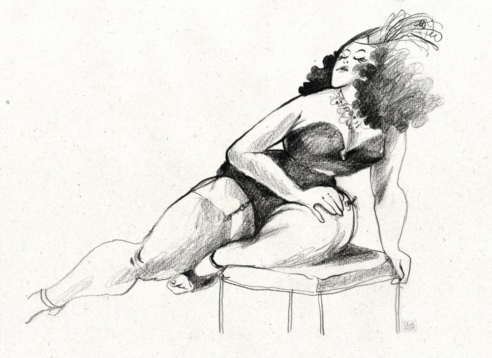 Curvy Pinup Glamour by Olga Skomorokhova