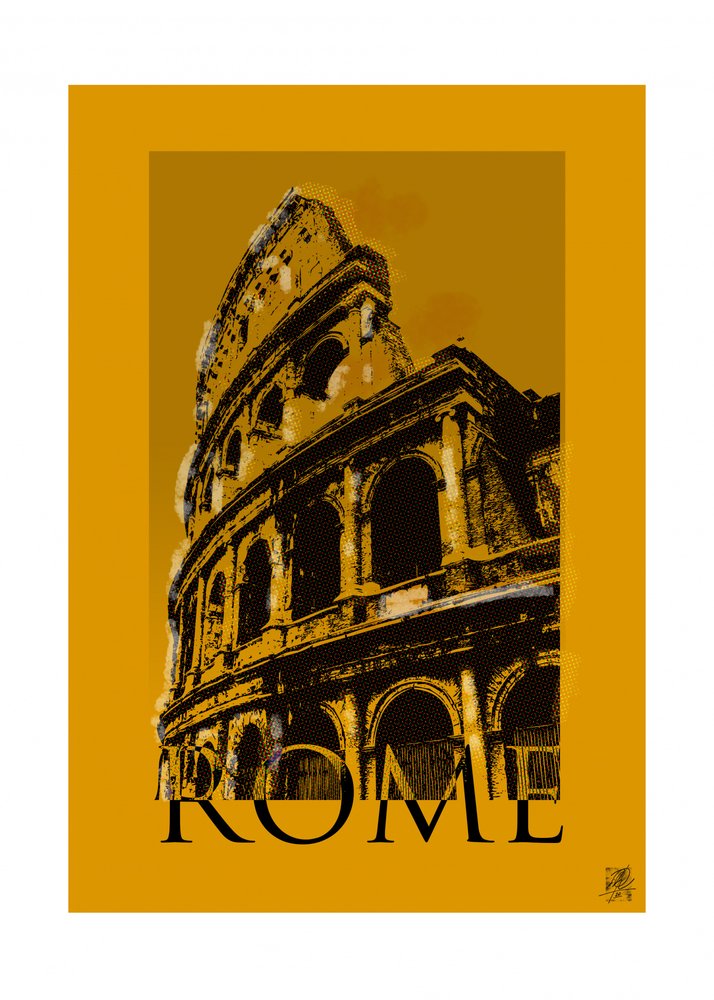 Historic Rome Colosseum by Osvaldo Russo