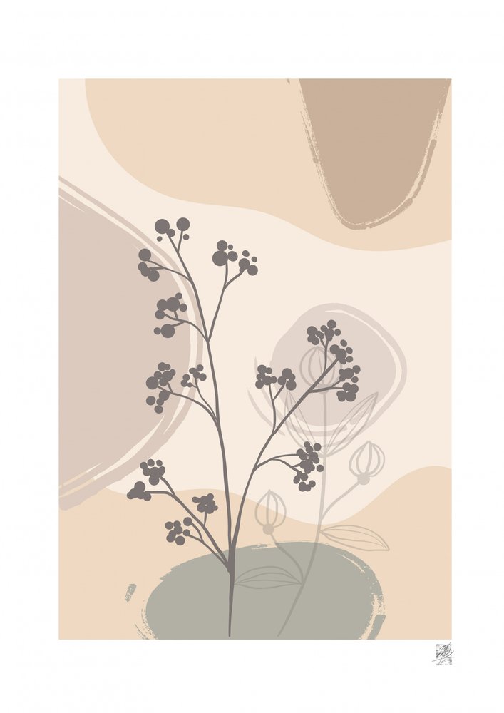 Muted Organic Botanicals by Osvaldo Russo