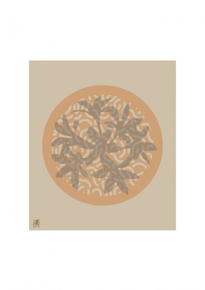Organic Leaf Circle by Osvaldo Russo