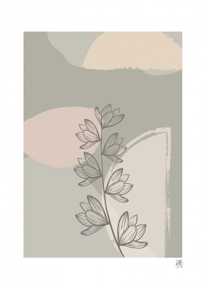 Soft Abstract Botanicals by Osvaldo Russo
