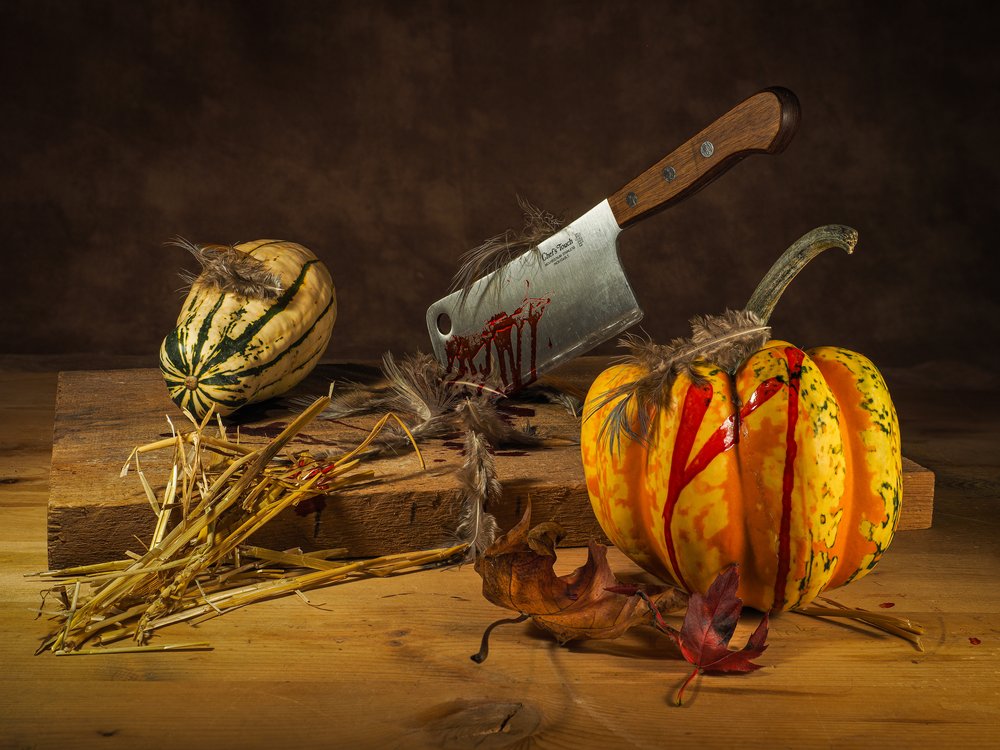 Spooky Harvest Cleaver by Pierre Desautels